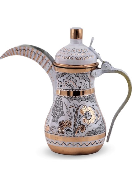 1,2 Mm Kalın Gülçiçek Bakır Mırra Cezve 900 Ml