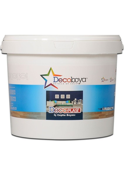 Plast Silinebilir Mat Iç Cephe Duvar Boyası 3 kg Tüm Renkler