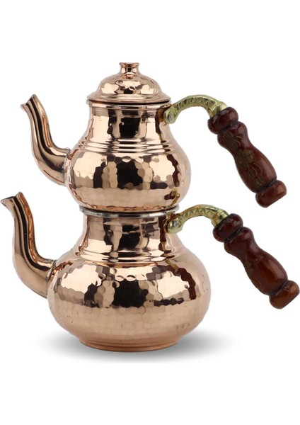 1.4 Lt Küçük Boy Bakır Çaydanlık