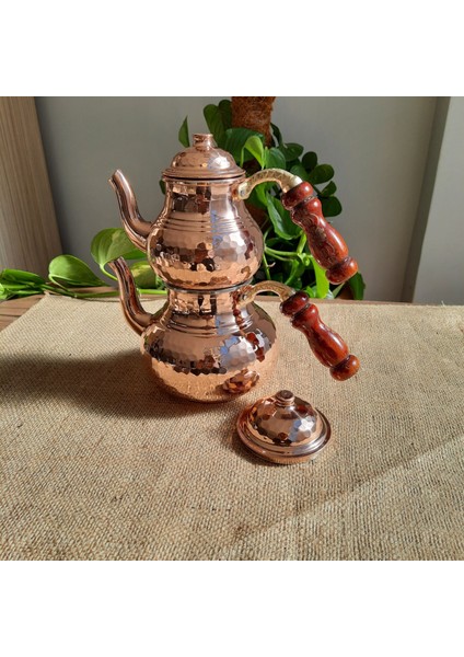 1.4 Lt Küçük Boy Bakır Çaydanlık