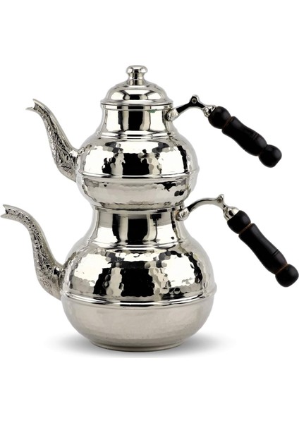 1,2 Mm Kalın Dövülmüş Bakır Çaydanlık