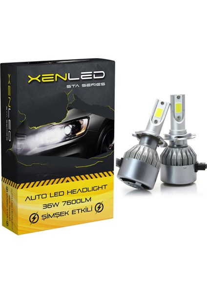 Beyaz H7 LED Xenon