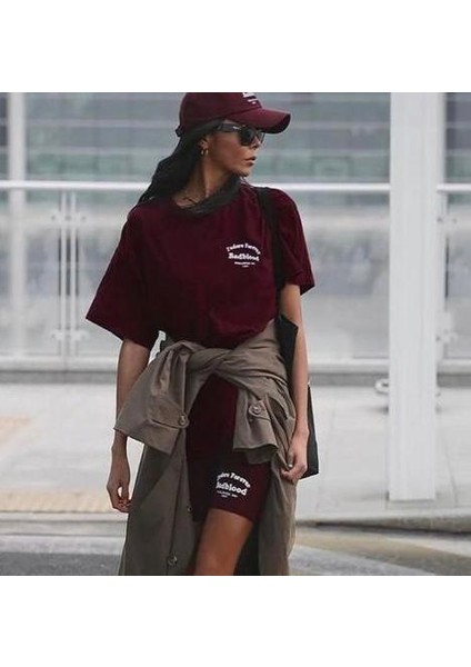 Jadore Forever Badblood Baskı Tişört -Şort Takım