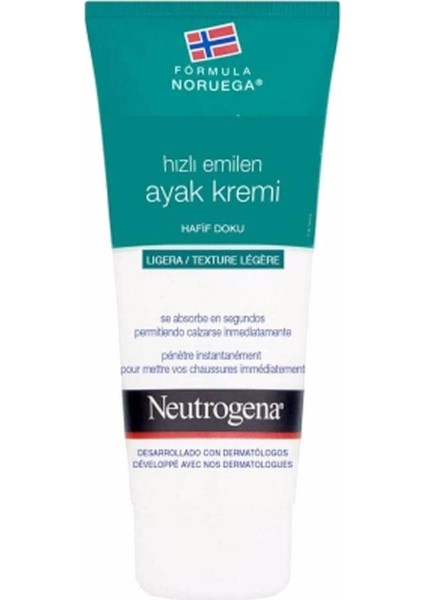 Ayak Kremi Hızlı Emilen 100 ml