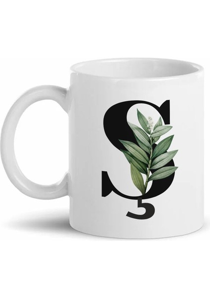 Ş Harfli Beyaz Kupa Bardak