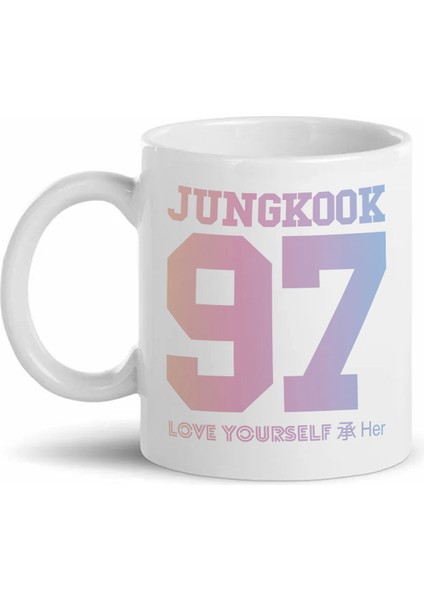 Bts Jungkook Tasarımlı Kupa Bardak Mr-14