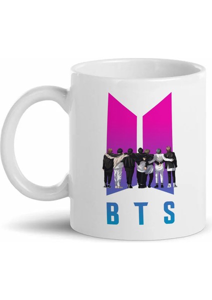 Bts Tasarımlı Kupa Bardak Mr-18