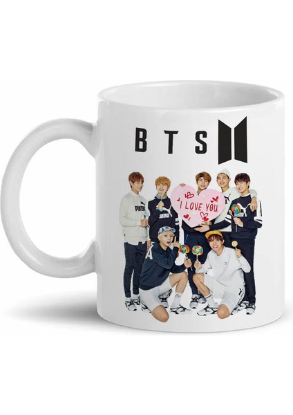 Bts Tasarımlı Kupa Bardak Mr-20