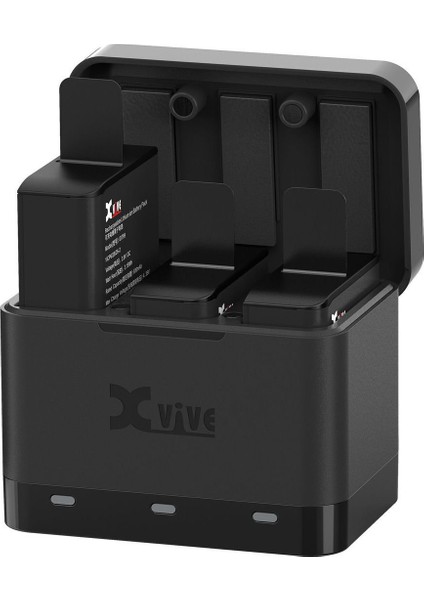 U5C Battery Charger Case With Three Batteries | U5 Wireless / Kablosuz Sistemler Için Üç Pilli ve Pil Şarj Kutusu