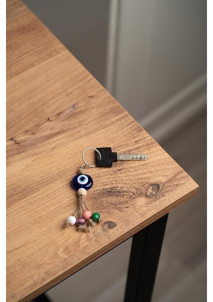 Anahtarlık Kötü Göz Kovucu Nazar Hand Made Hasır Renkli Ahşap Boncuklu Nazarlık Çanta Araba Süsü fiyatları