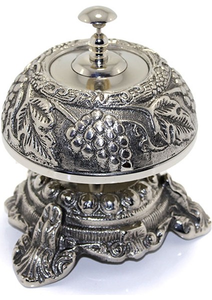 Dekoratif Masa Üstü Pirinç Resepsiyon Zili 18*15 cm