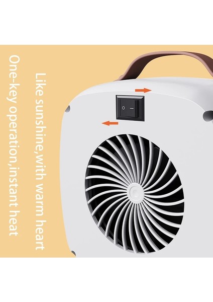 Taşınabilir Veranda Isıtıcı Küçük Alan Kişisel Mini Isıtıcı 500 W 100 x 140 x 140 mm. (Yurt Dışından)