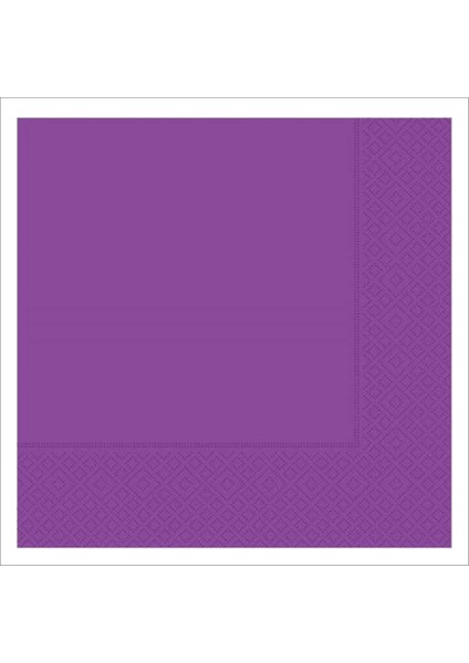 Peçete, Mor - 33 x 33 cm - 16 Adet modelleri