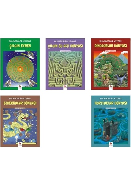 Bulmacalı Etkinlikler Serisi 5 Kitaplık Set