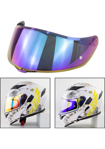 K1 K3SV K5 Motor Bisiklet Rüzgar Renkli Tam Yüz (Yurt Dışından)