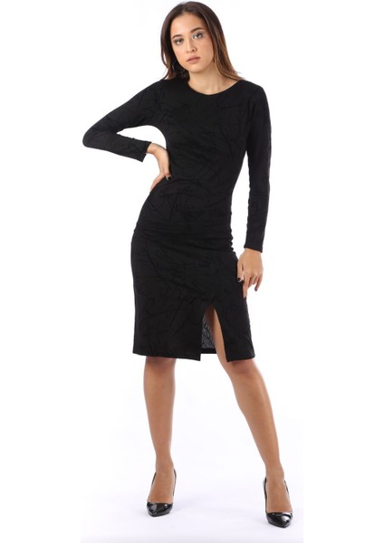 Kadın Triko Desenli Elbise fiyatları