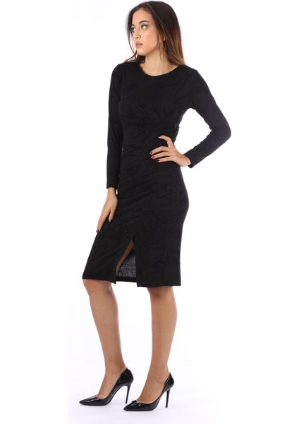 Kadın Triko Desenli Elbise modelleri