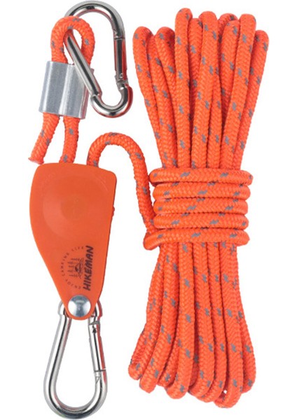 Kasnak Ratchet Halat Askı Rüzgar Ipi Gevşek Metal Dişli Gevşek Metal Dişliler 6mm 5m Turuncu (Yurt Dışından)