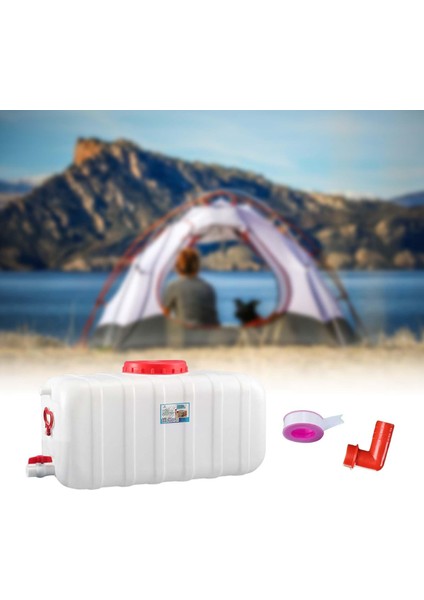 Açık Kamp 15L Için Kapak Su Şişesi Taşıyıcısı Olan Portatif Su Kabı (Yurt Dışından)