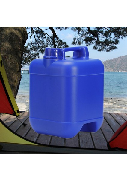 Büyük Jug Hdpe Sıvı Su Depolama Içme Gıda Sınıfı Şişe Kovası Mavi (Yurt Dışından)