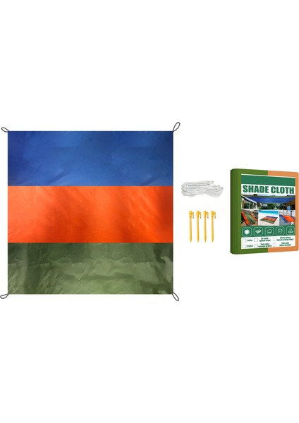 Sun Shade Sail Beach Mat Güneşlik Sığınak Arka Bahçe Green (Yurt Dışından)