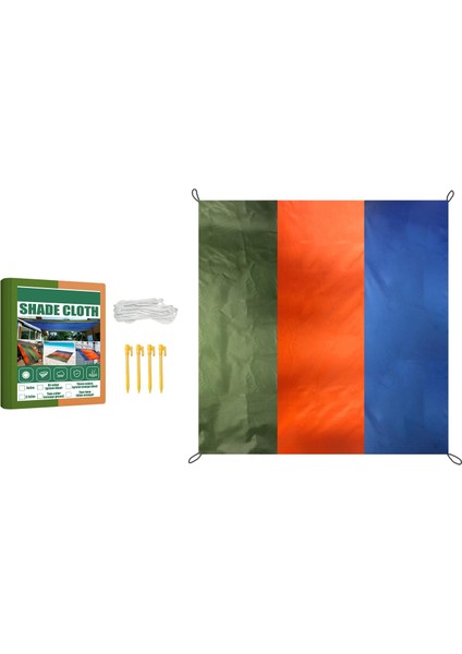 Sun Shade Sail Beach Mat Güneşlik Sığınak Arka Bahçe Green (Yurt Dışından)