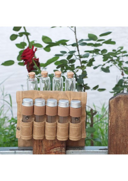 Spice Jar Depolama Çanta Şişeleri Dış Mutfak Seyahat Haki Için Khaki (Yurt Dışından)