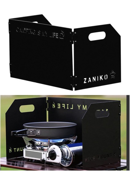 Barbekü Piknik Siyah Için Kamp Ön Cam Gaz Burner 3 (Yurt Dışından)