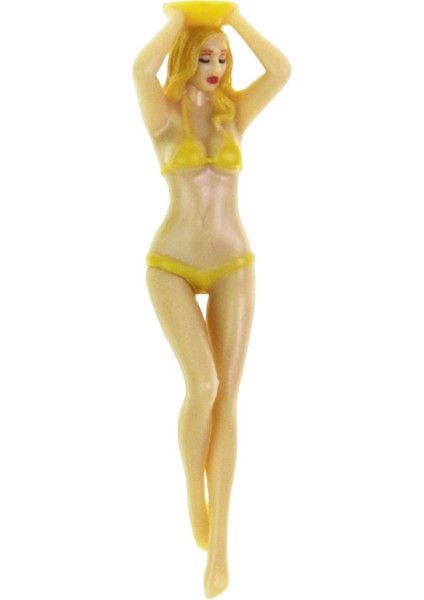 Bikini Golf Profesyonel Tees Golf Aksesuarları Için Plastik Sarı (Yurt Dışından)