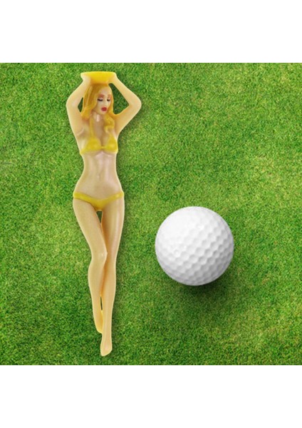 Bikini Golf Profesyonel Tees Golf Aksesuarları Için Plastik Sarı (Yurt Dışından) fırsatları