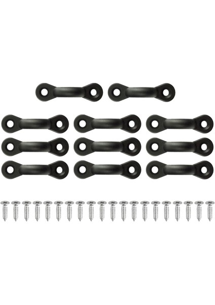 10 Adet Paslanmaz Çelik Göz Yastığı Metal Zımbalanan Yüzük Yay Kapatma (Yurt Dışından) fiyatları