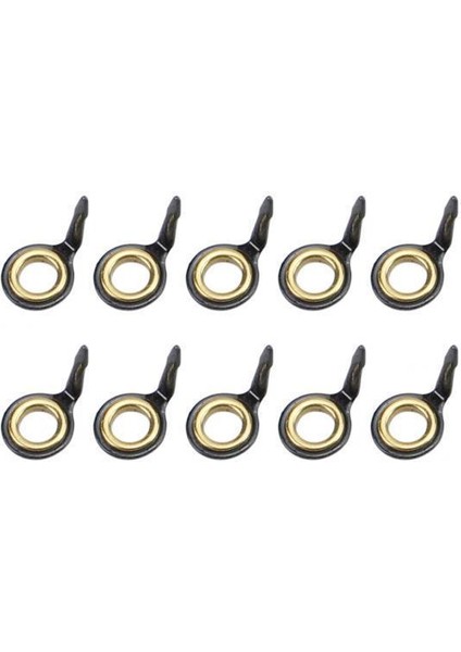 3X10X Paslanmaz Çelik Balıkçı Çubuk Kılavuzlar Balıkçı Çubuk Uç Onarım Kiti Altın 7 3 Pcs (Yurt Dışından)