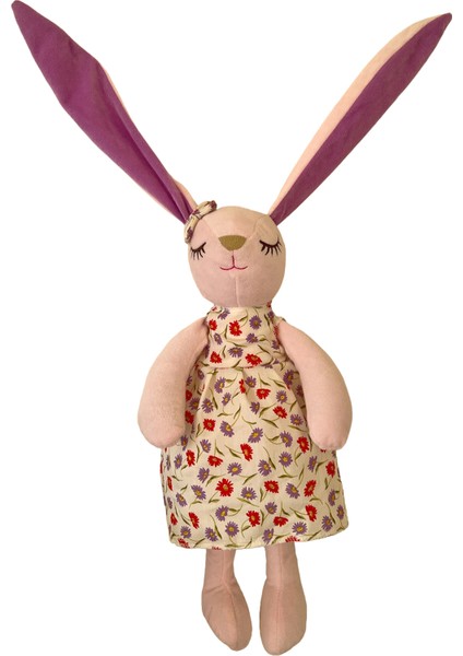 Tavşan Uyku Arkadaşım Pelüş Uzun Kulak Oyuncak Bunny Peluş 45 cm