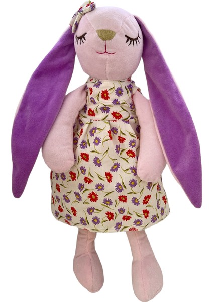 Tavşan Uyku Arkadaşım Pelüş Uzun Kulak Oyuncak Bunny Peluş 45 cm