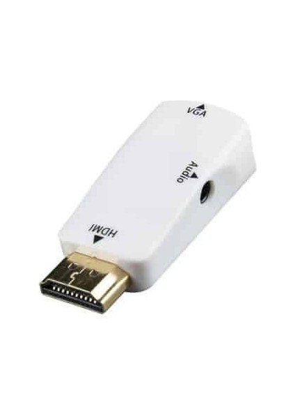 HDMI To VGA + Audio Dönüştürücü Adaptör Concord C-844
