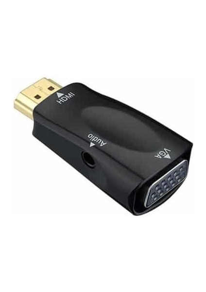 HDMI To VGA + Audio Dönüştürücü Adaptör Concord C-844