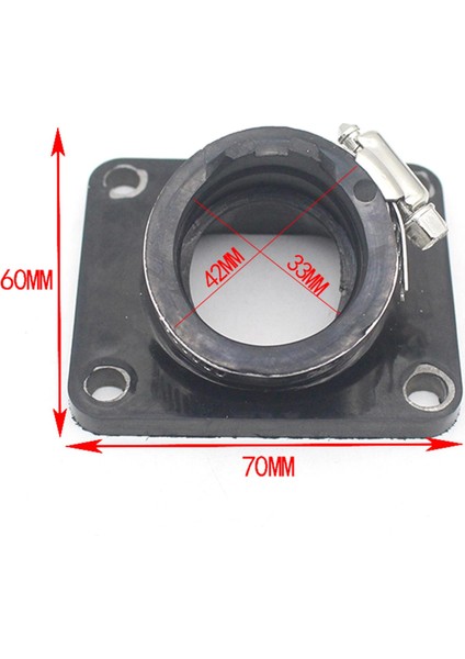 DT125 Için Motosiklet Karbüratör Arayüzü Manifold Adaptör Seti (Yurt Dışından)
