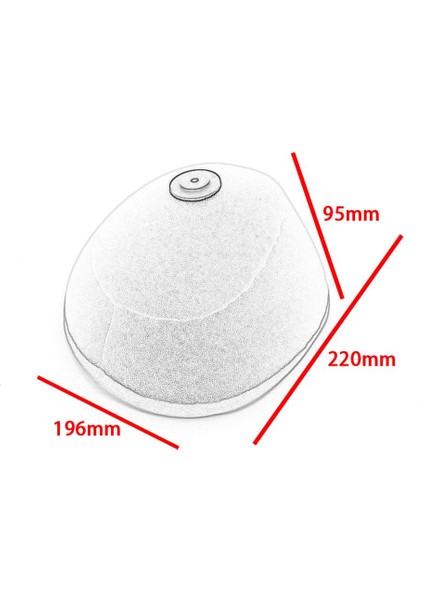 Hava Filtresi CRF450R CRF250R 2010-2013 Motosiklet Aksesuarları (Yurt Dışından)