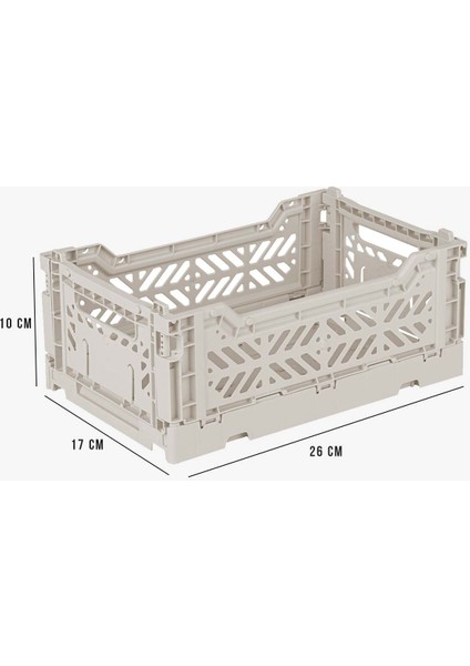 Aykasa 261710 Minibox Light Gray Katlanabilir Kasa fırsatları