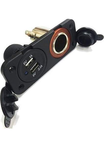 Çakmak Soketi ve USB 12V