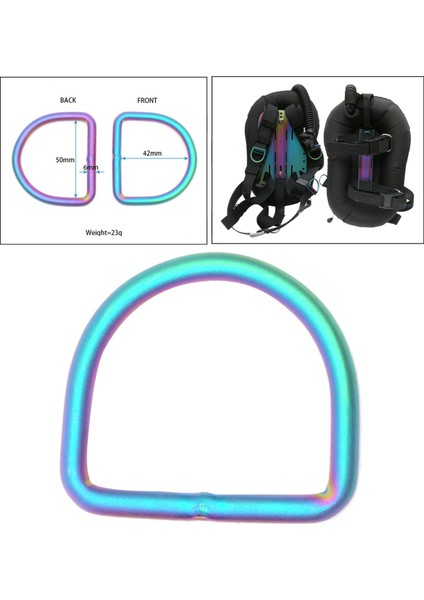 Scuba Dalıcı D Hıng Scuba Dokuma Kaydırıcı Tutucu 4 Pc (Yurt Dışından)