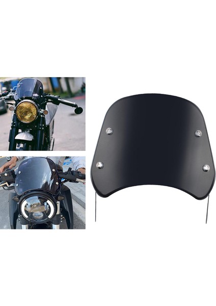 5-7 "motosiklet Far Ön Cam Rüzgar Deflektörü Cam Parçaları Yerini (Yurt Dışından)