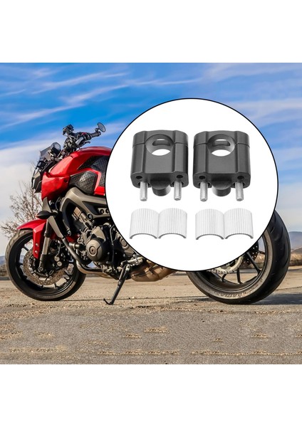2 Parça Universal Motosiklet Gideri Yükselticileri 28MM Braket Adaptörü Değiştir (Yurt Dışından)