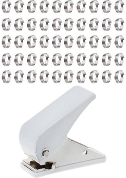 Dart Plastik Miller Için Metal Halka Aksesuarları Dövme Dartı Dart Tutucu Yumruk ve 50 Yüzük (Yurt Dışından)