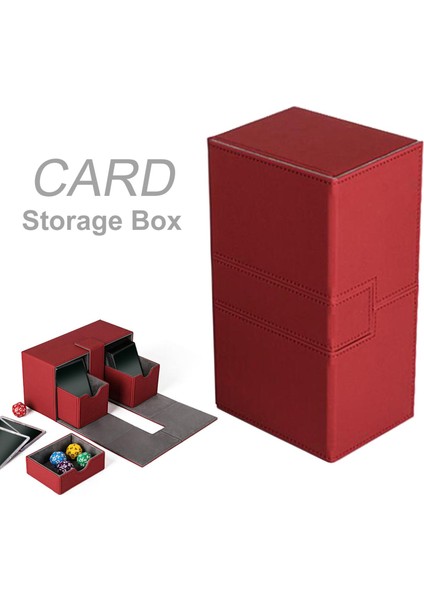 Tcg Kırmızısı Için Taşınan Sağlam Ticaret Kartı Güverte Kutusu Organizatör Kılıf Sahibi Depolama Sahibi (Yurt Dışından) fiyatları