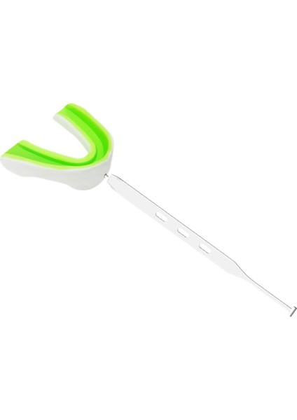 Futbol Ağız Koruyucusu Ağız Koruması, Yetişkin Gençlik Için Kayış Ile Beyaz Yeşil (Yurt Dışından)