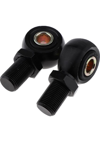 2 Adet Amortisörler Alt Göz Vida Adaptörleri 10MM Motosiklet Için - Siyah (Yurt Dışından)