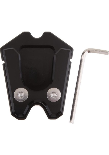 Vespa Gtv 300IE Siyah Için Cnc Kickstand Side Stand Uzantı Plakası Pedi (Yurt Dışından)