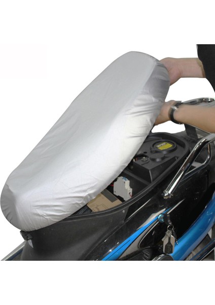 Motosiklet Koltuk Kapağı Su Geçirmez Motosikletler Tam Kapak Elastik Bant Mopedler M (Yurt Dışından)