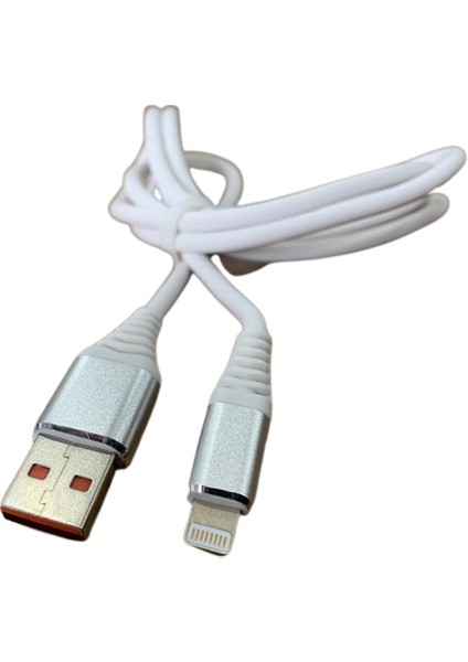 1 Metre 1mt 2.4 Amper Iphone Iphone Uyumlu Şarj Aleti Kablosu 5 6 7 8 Plus Xs Max Lightning USB Kablosu Lightning USB Kablosu